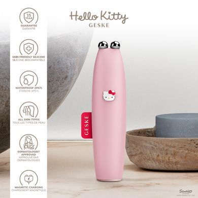 Мікрострумова ручка для підтяжки шкіри обличчя GESKE MicroCurrent Face-Lift Pen 6в1 by Hello Kitty purple HB0251 фото Купити Мікрострумова ручка для підтяжки шкіри обличчя GESKE MicroCurrent Face-Lift Pen 6в1 by Hello Kitty purple  GESKE 1 919 грн