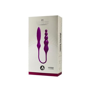 Вібратор двосторонній Adrien Lastic AD-2X з пультом LRS AD108735 фото Купити Вібратор двосторонній Adrien Lastic AD-2X з пультом LRS  Adrien Lastic 3 880 грн