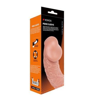 Насадка на член Kokos Penis Sleeve PS 001 L SX1449 фото Купити Насадка на член Kokos Penis Sleeve PS 001 L  Kokos (Південна Корея) 581 грн