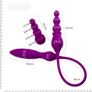 Вібратор двосторонній Adrien Lastic AD-2X з пультом LRS AD108735 фото Купити Вібратор двосторонній Adrien Lastic AD-2X з пультом LRS  Adrien Lastic 3 880 грн
