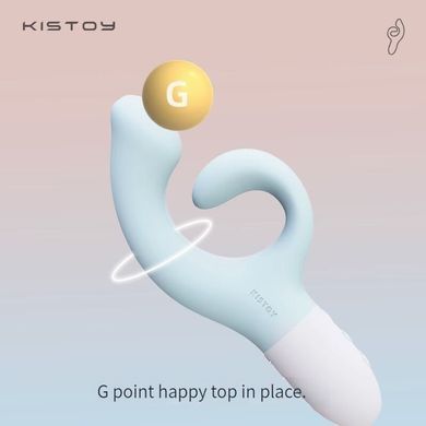 Вібратор-кролик для точки G KISTOY Big G Blue, вигнутий відросток, автоматичний підігрів SO8706 фото Купити Вібратор-кролик для точки G KISTOY Big G Blue, вигнутий відросток, автоматичний підігрів  KISSTOY (Китай) 2 457 грн