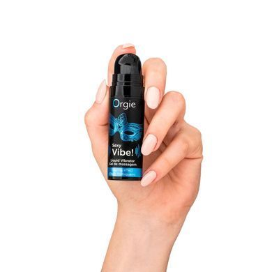 Жидкий вибратор Orgie Sexy Vibe! Liquid Vibrator, 15 мл, с эффектом мурашек SX1549 фото Купить   Orgie (Бразилія-Португалія) 923 грн