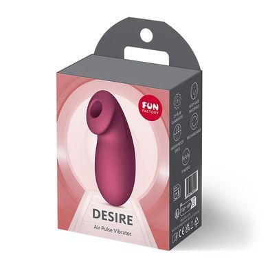 Вакуумний стимулятор Fun Factory Desire Wine Red, 11 режимів роботи, перезаряджуваний SX3298 фото Купити Вакуумний стимулятор Fun Factory Desire Wine Red, 11 режимів роботи, перезаряджуваний  Fun Factory  1 186 грн