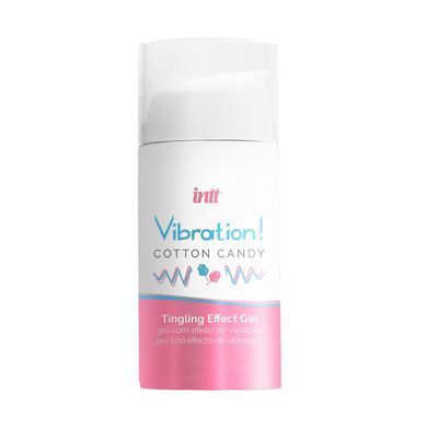 Жидкий вибратор Intt Vibration Cotton Candy (15 мл), густой гель, очень вкусный, действует до 30 мин SO9812 фото Купить   Intt (Бразилія-Португалія) 812 грн