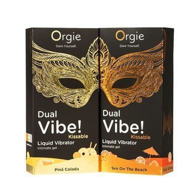 Рідкий вібратор Orgie Dual Vibe! Sex On The Beach Kissable Liquid Vibrator, 15 мл SX1499 фото Купити Рідкий вібратор Orgie Dual Vibe! Sex On The Beach Kissable Liquid Vibrator, 15 мл  Orgie (Бразилія-Португалія) 784 грн