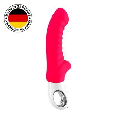 Вибратор для точки G Fun Factory TIGER india red, ребристый, подходит для анальной стимуляции SX0939 фото Купить   Fun Factory (Німеччина) 3 372 грн