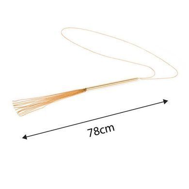 Цепочка-плеть на шею Bijoux Indiscrets MAGNIFIQUE Necklace Whip - Gold, украшение для тела SO2661 фото Купить   Bijoux Indiscrets  1 257 грн
