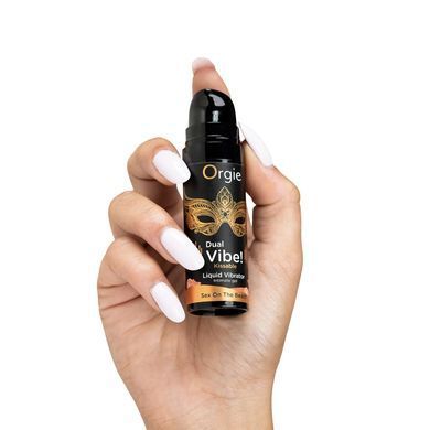 Рідкий вібратор Orgie Dual Vibe! Sex On The Beach Kissable Liquid Vibrator, 15 мл SX1499 фото Купити Рідкий вібратор Orgie Dual Vibe! Sex On The Beach Kissable Liquid Vibrator, 15 мл  Orgie (Бразилія-Португалія) 784 грн