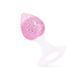 Анальна пробка Liebe Seele Heart-shaped Crystal Anal Plug - Pink Medium &mdash; фото 1