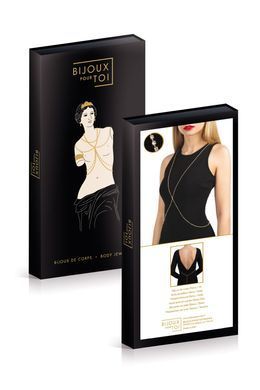 Золотистий ланцюжок для бюста Bijoux Pour Toi &ndash; Elena Gold зі стразами SO5986 фото Купити Золотистий ланцюжок для бюста Bijoux Pour Toi &ndash; Elena Gold зі стразами  Bijoux Pour Toi  609 грн