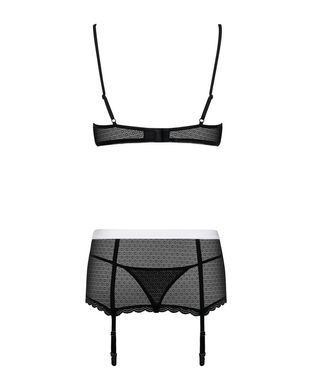Еротичний костюм покоївки Obsessive Maidme set 5pcs L/XL, бюстгальтер, пояс з фартухом, панчохи, стр SO7291 фото Купити Еротичний костюм покоївки Obsessive Maidme set 5pcs S/M, бюстгальтер, пояс з фартухом, панчохи  Obsessive (Польща) 2 494 грн