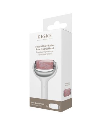 Насадка GESKE Face&Body Roller Rose Quartz Head HB0631 фото Купити Насадка GESKE Face&Body Roller Rose Quartz Head  GESKE 619 грн