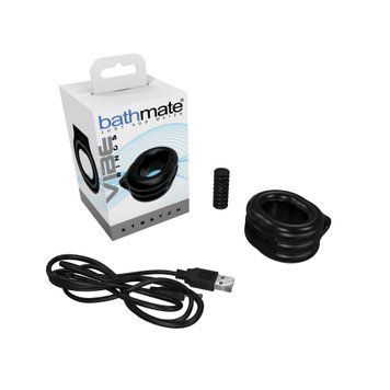 Эрекционное виброкольцо Bathmate Vibe Ring Stretch, широкое, может быть ограничителем SO2443 фото Купить   Bathmate  1 801 грн