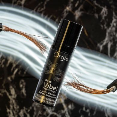 Рідкий вібратор Orgie Sexy Vibe! High Voltage, 15 мл, ефект мурашок + дуже потужна вібрація SX1550 фото Купити Рідкий вібратор Orgie Sexy Vibe! High Voltage, 15 мл, ефект мурашок + дуже потужна вібрація  Orgie (Бразилія-Португалія) 1 163 грн