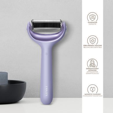 Електронний ролер для обличчя та тіла з мікроголками GESKE MicroNeedle Face&Body Roller 8в1 purple HB0200 фото Купити Електронний ролер для обличчя та тіла з мікроголками GESKE MicroNeedle Face&Body Roller 8в1 purple  GESKE 2 129 грн
