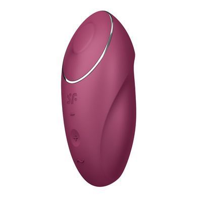 Вібростимулятор-пульсатор Satisfyer Tap & Climax 1 Red, ефект постукування пальцем, 2 мотори SX0566 фото Купити Вібростимулятор-пульсатор Satisfyer Tap & Climax 1 Red, ефект постукування пальцем, 2 мотори  Satisfyer (Німеччина) 1 588 грн