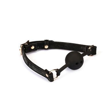 Кляп Liebe Seele Boudoir Amor Ball Gag Black SX1667 фото Купить   Liebe Seele (Японія) 886 грн