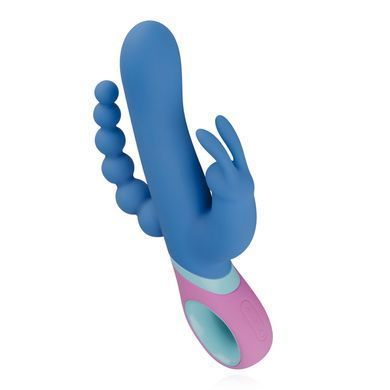 Вибратор-кролик с ротацией и анальным стимулятором PMV20 Vice - Double Vibrator SO4430 фото Купить   PMV20 (Нідерланди) 4 065 грн