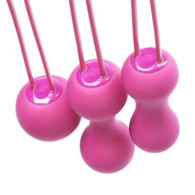 Набор вагинальных шариков Je Joue - Ami Fuchsia, диаметр 3,8-3,3-2,7см, вес 54-71-100гр + подарок косметичка SO3044 фото Купить   Je Joue (Великобританія) 2 374 грн
