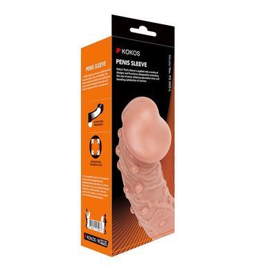 Насадка на член Kokos Penis Sleeve PS 002 L SX1450 фото Купити Насадка на член Kokos Penis Sleeve PS 002 L  Kokos (Південна Корея) 581 грн