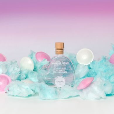 Массажное масло EXSENS With Love Cotton Candy 50мл разогревающее, без сахара, съедобное SX2190 фото Купить   Exsens (Франція) 812 грн