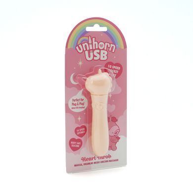 Вібратор-єдиноріжка Unihorn USB Bullet &ndash; Heart Throb, віброкуля, USB-зарядка, 10 режимів SX2866 фото Купити Вібратор-єдиноріжка Unihorn USB Bullet &ndash; Heart Throb, віброкуля, USB-зарядка, 10 режимів  Unihorn (Великобританія) 1 108 грн
