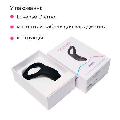Смарт кільце-насадка на член Lovense Diamo Cock Ring SO4565 фото Купити Смарт кільце-насадка на член Lovense Diamo Cock Ring  Lovense  4 999 грн