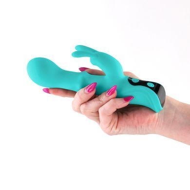 Вібратор-кролик NS Novelties INYA - Cyberluxe - Aqua SX4346 фото Купити Вібратор-кролик NS Novelties INYA - Cyberluxe - Aqua  NS Novelties (США) 2 199 грн
