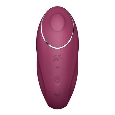 Вібростимулятор-пульсатор Satisfyer Tap & Climax 1 Red, ефект постукування пальцем, 2 мотори SX0566 фото Купити Вібростимулятор-пульсатор Satisfyer Tap & Climax 1 Red, ефект постукування пальцем, 2 мотори  Satisfyer (Німеччина) 1 588 грн