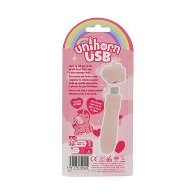 Вібратор-єдиноріжка Unihorn USB Bullet &ndash; Heart Throb, віброкуля, USB-зарядка, 10 режимів SX2866 фото Купити Вібратор-єдиноріжка Unihorn USB Bullet &ndash; Heart Throb, віброкуля, USB-зарядка, 10 режимів  Unihorn (Великобританія) 1 108 грн