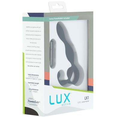 Масажер простати Lux Active LX1 Anal Trainer 5.75&Prime;, Dark Blue, віброкуля в комплекті SO6837 фото Купити Масажер простати Lux Active LX1 Anal Trainer 5.75&Prime;, Dark Blue, віброкуля в комплекті  Lux Active (Канада) 1 043 грн
