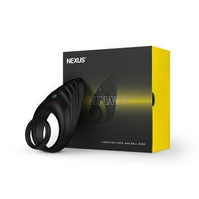 Ерекційне віброкільце Nexus Enhance Vibrating Cock and Ball Ring, подвійне SO6639 фото Купити Ерекційне віброкільце Nexus Enhance Vibrating Cock and Ball Ring, подвійне  Nexus (Великобританія) 3 418 грн