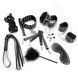 BDSM-набор Art of Sex &ndash; Spikes BDSM Set Leather, 10 предметов, черный, натуральная кожа SO7140 фото 3