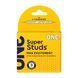 Презервативи ONE Super Studs 3 шт, картонна коробка (м'ята упаковка!!!) SX0782-R фото 1