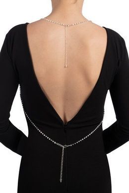 Сріблястий ланцюжок для бюста Bijoux Pour Toi &ndash; Elena Silver зі стразами SO5987 фото Купити Сріблястий ланцюжок для бюста Bijoux Pour Toi &ndash; Elena Silver зі стразами  Bijoux Pour Toi  452 грн