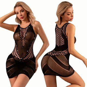 Сукня-бодістокінг JSY &laquo;Приваблива Кармен&raquo; One Size SX0443 фото Купити Сукня-бодістокінг JSY &laquo;Приваблива Кармен&raquo; One Size  JSY (Китай) 396 грн