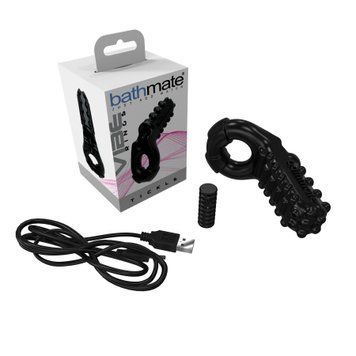 Эрекционное виброкольцо Bathmate Vibe Ring Tickle со большим стимулятором клитора или яичек SO2444 фото Купить   Bathmate  1 801 грн