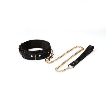 Нашийник з повідцем Liebe Seele Boudoir Amor Collar with Leash Black, три кільця SX1668 фото Купити Нашийник з повідцем Liebe Seele Boudoir Amor Collar with Leash Black, три кільця  Liebe Seele (Японія) 1 385 грн