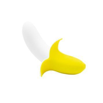 Вибратор-банан Banana Bliss Mini Silicone Vibrator, вагинально-клиторальная стимуляция, 10 режимов SX2601 фото Купить   BMS (Канада) 1 477 грн