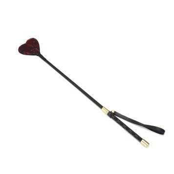 Шлепалка-сердечко Liebe Seele Victorian Garden Riding Crop, двусторонняя SO9478 фото Купить   Liebe Seele (Японія) 1 533 грн