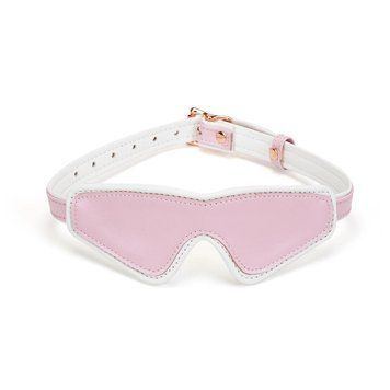 Шкіряна маска на очі Liebe Seele White & Pink Fairy Goat Leather Blindfold SX2824 фото Купити Шкіряна маска на очі Liebe Seele White & Pink Fairy Goat Leather Blindfold  Liebe Seele (Японія) 1 200 грн