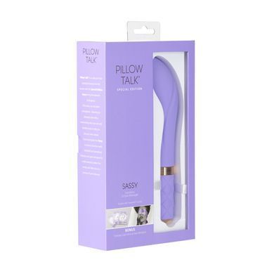 Роскошный вибратор Pillow Talk Sassy Purple Special Edition, Сваровски, повязка на глаза+игра SO6853 фото Купить   Pillow Talk (Канада) 3 122 грн