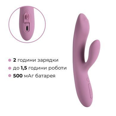 Смарт вибратор-кролик с жемчужной стимуляцией точки G Svakom Trysta Neo SX0726 фото Купить   Svakom (США) 3 658 грн