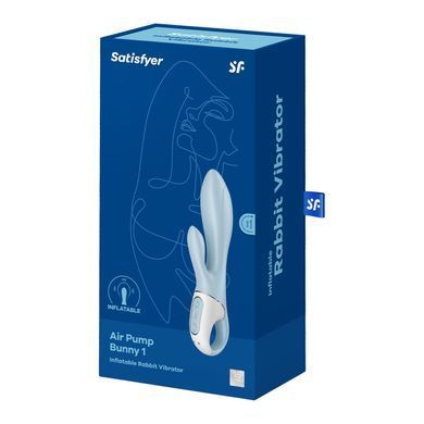 Вібратор-кролик надувний Satisfyer Air Pump Bunny 1 SX2180 фото Купити Вібратор-кролик надувний Satisfyer Air Pump Bunny 1  Satisfyer (Німеччина) 2 217 грн