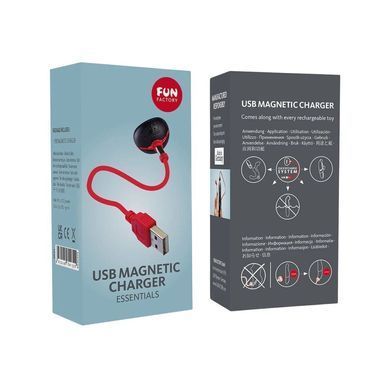 Магнітний кабель для заряджання Fun Factory USB MAGNETIC CHARGER, з індикатором SX1008 фото Купити Магнітний кабель для заряджання Fun Factory USB MAGNETIC CHARGER, з індикатором  Fun Factory (Німеччина) 424 грн
