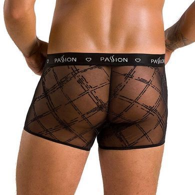 Мужские прозрачные боксеры Passion 032 SHORT JAMES L/XL Black, сетка SO7567 фото Купить   Passion (Польща) 1 477 грн