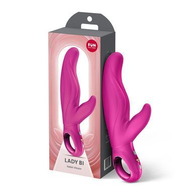 Вібратор-кролик для точки А Fun Factory LADY BI Magenta, 2 мотори, 12 режимів SX4245 фото Купити Вібратор-кролик для точки А Fun Factory LADY BI Magenta, 2 мотори, 12 режимів  Fun Factory  1 977 грн