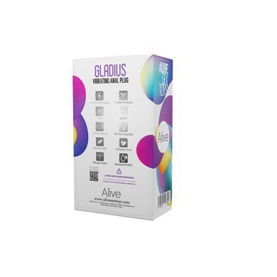 Анальний вібростимулятор Alive Gladius SX0809 фото Купити Анальний вібростимулятор Alive Gladius  Alive  1 339 грн