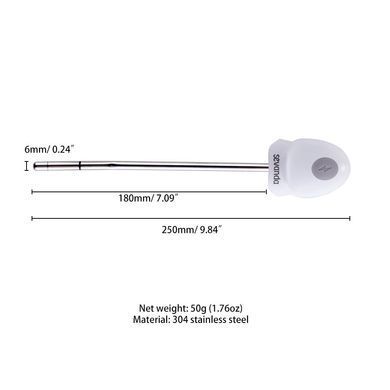 Уретральний зонд LOCKINK SEVANDA Vibrating & E-stim Metal Urethral Sounding - White SX0885 фото Купити Уретральний зонд LOCKINK SEVANDA Vibrating & E-stim Metal Urethral Sounding - White  LOCKINK (Китай) 2 494 грн