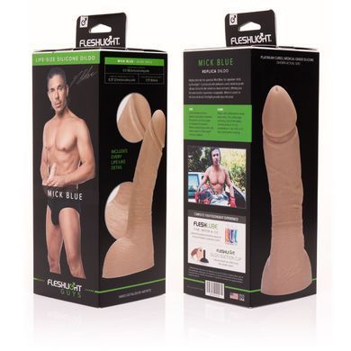 Фалоімітатор Fleshlight Guys: Mick Blue Dildo, за зліпком пеніса SO5517 фото Купити Фалоімітатор Fleshlight Guys: Mick Blue Dildo, за зліпком пеніса  Fleshlight (США) 3 695 грн